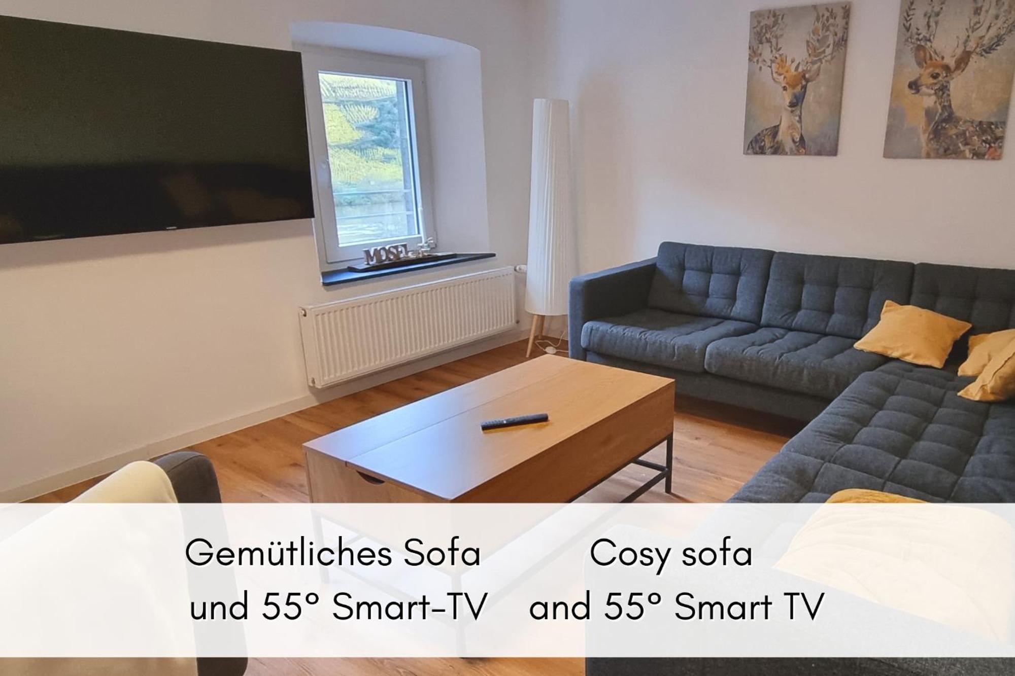 Winzerhaus Am Calmont - Raumwunder Mit Moselblick Apartment เบรมม์ ภายนอก รูปภาพ
